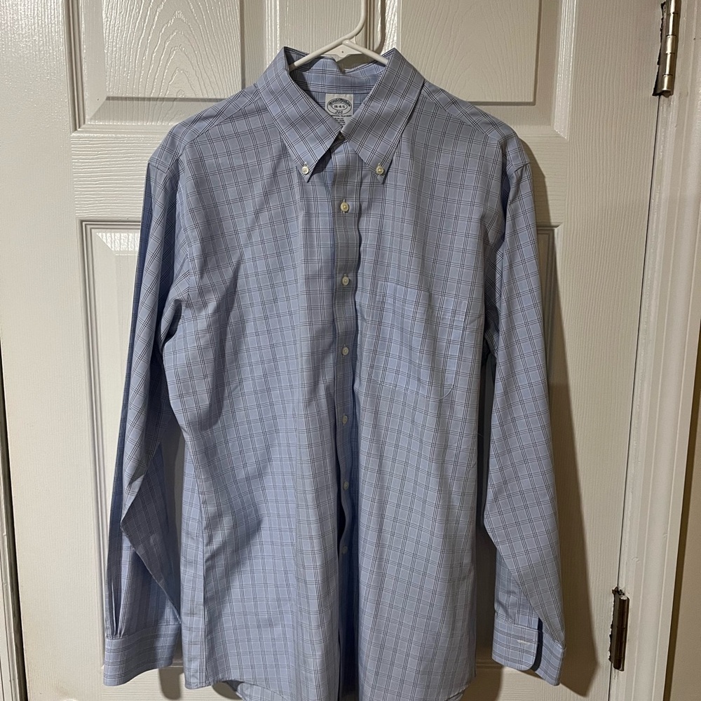 Men's Blue Checkered Shirt